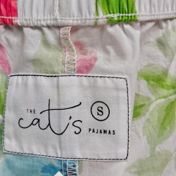 The Cats Pajamas Floral Hummingbird Set Women's Size S Sleepwear - Picture 9 of 15